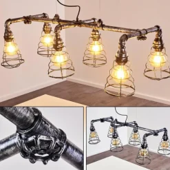 hofstein Suspension Arvika Argenté, 6 lumières* Suspensions