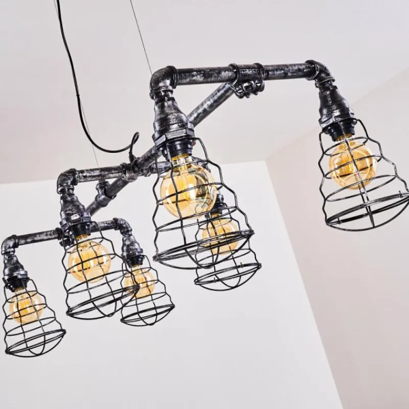 hofstein Suspension Arvika Argenté, 6 lumières* Suspensions