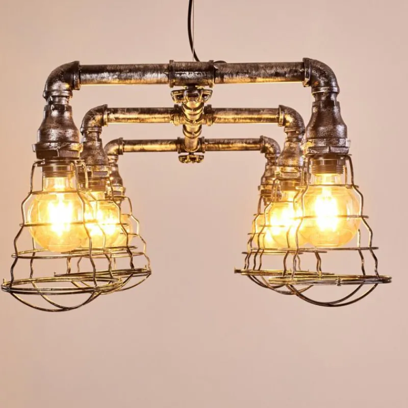 hofstein Suspension Arvika Argenté, 6 lumières* Suspensions