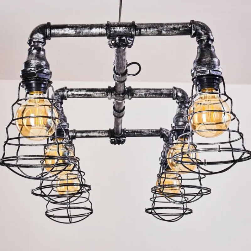 hofstein Suspension Arvika Argenté, 6 lumières* Suspensions