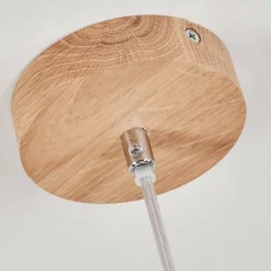Lampes En Bois-hofstein Suspension Atake Écru, 1 lumière