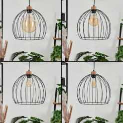 Lampes En Bois-hofstein Suspension Atake Écru, 1 lumière