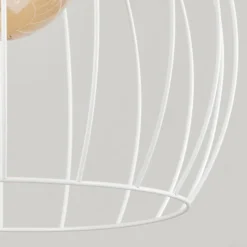 Lampes En Bois-hofstein Suspension Atake Écru, 1 lumière