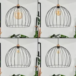 Lampes En Bois-hofstein Suspension Atake Écru, 1 lumière