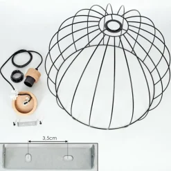 Lampes En Bois-hofstein Suspension Atake Écru, 1 lumière