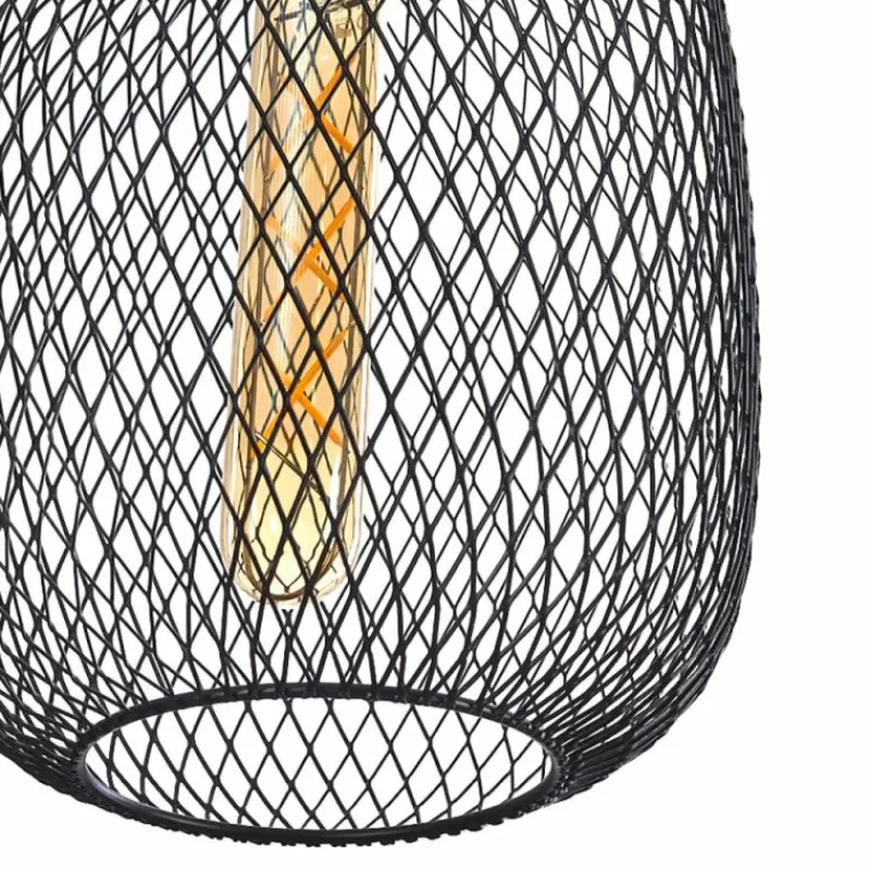 hofstein Suspension Ateponta Noir, 3 lumières