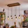 Lampes Vintages & Rétros-hofstein Suspension Avestruz Écru, Noir, 6 lumières