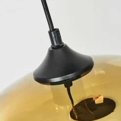 hofstein Suspension Avonlea Noir, 3 lumières