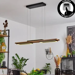 hofstein Suspension Ayajasco LED Écru, Noir, 1 lumière