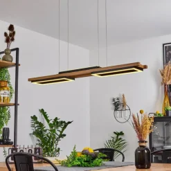 hofstein Suspension Ayajasco LED Écru, Noir, 1 lumière