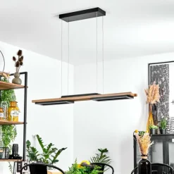 hofstein Suspension Ayajasco LED Écru, Noir, 1 lumière