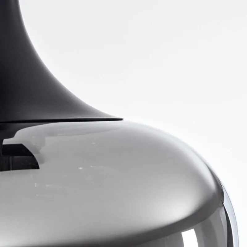 Suspension Verre Fumé-hofstein Suspension Azurara Noir, 6 lumières