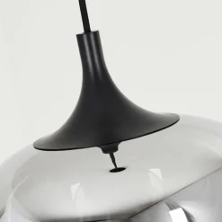 Suspension Verre Fumé-hofstein Suspension Azurara Noir, 1 lumière