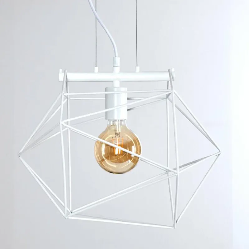 Luminaires Rustiques-hofstein Suspension Babol Blanc, 1 lumière