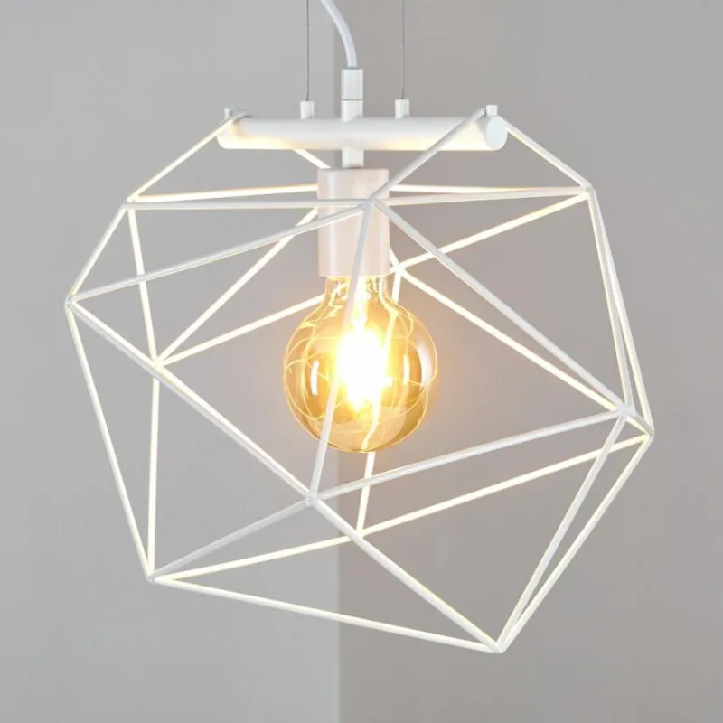 Luminaires Rustiques-hofstein Suspension Babol Blanc, 1 lumière