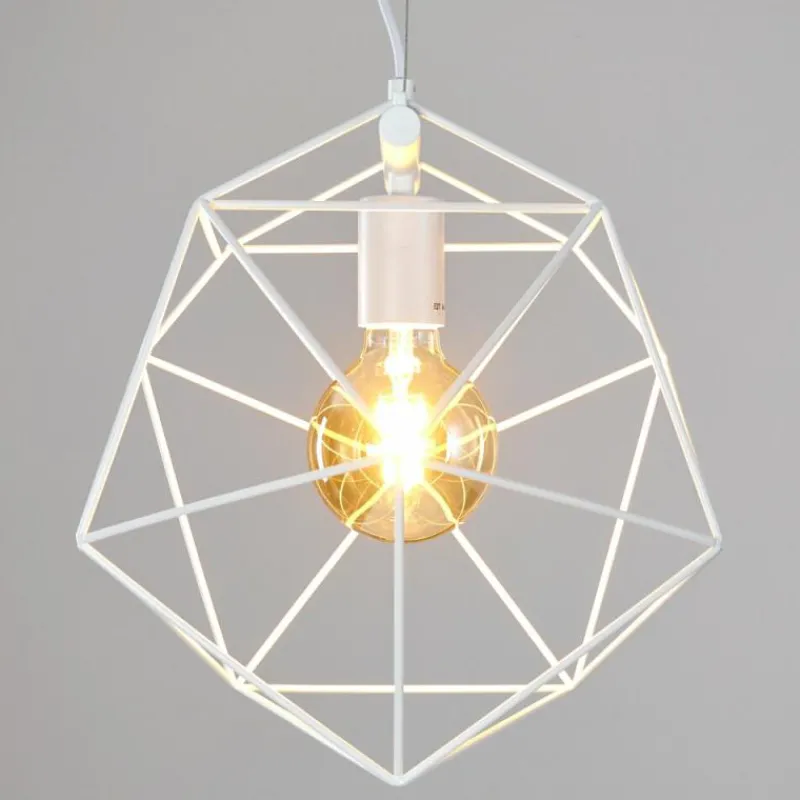 Luminaires Rustiques-hofstein Suspension Babol Blanc, 1 lumière