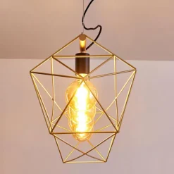 Luminaires Rustiques-hofstein Suspension Babol Noir, 4 lumières