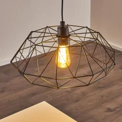 hofstein Suspension Badalucco Noir, 1 lumière