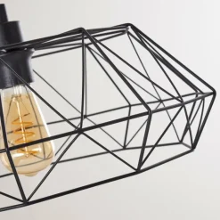 hofstein Suspension Badalucco Noir, 1 lumière