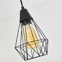 hofstein Suspension Baguio Noir, 3 lumières