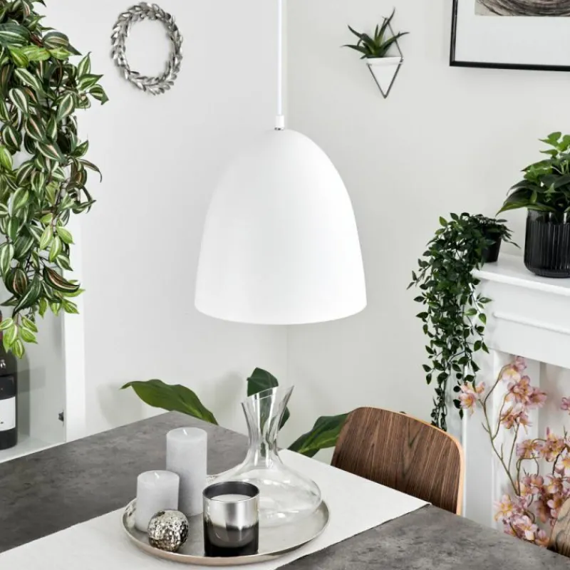 hofstein Suspension Bakou Blanc, 1 lumière