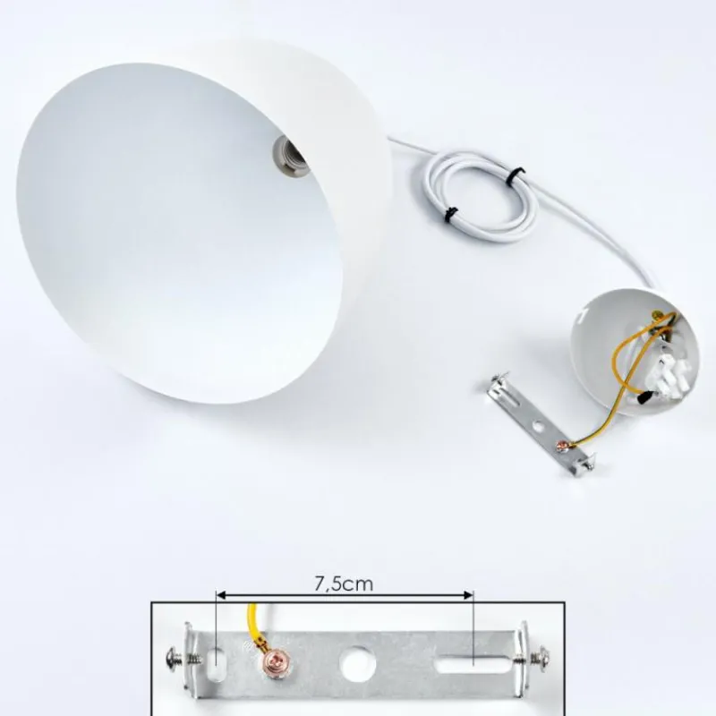 hofstein Suspension Bakou Blanc, 1 lumière