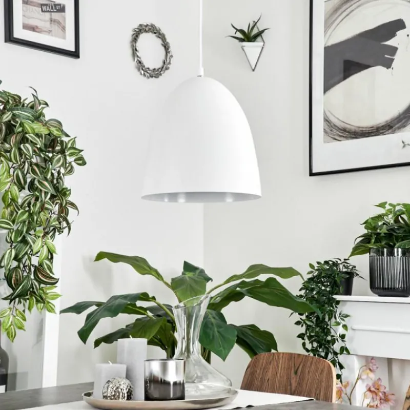 hofstein Suspension Bakou Blanc, 1 lumière