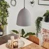 Luminaires Scandinaves-hofstein Suspension Bakou Gris, 1 lumière