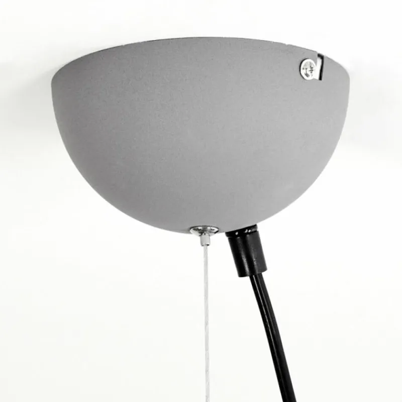 Luminaires Scandinaves-hofstein Suspension Bakou Gris, 1 lumière