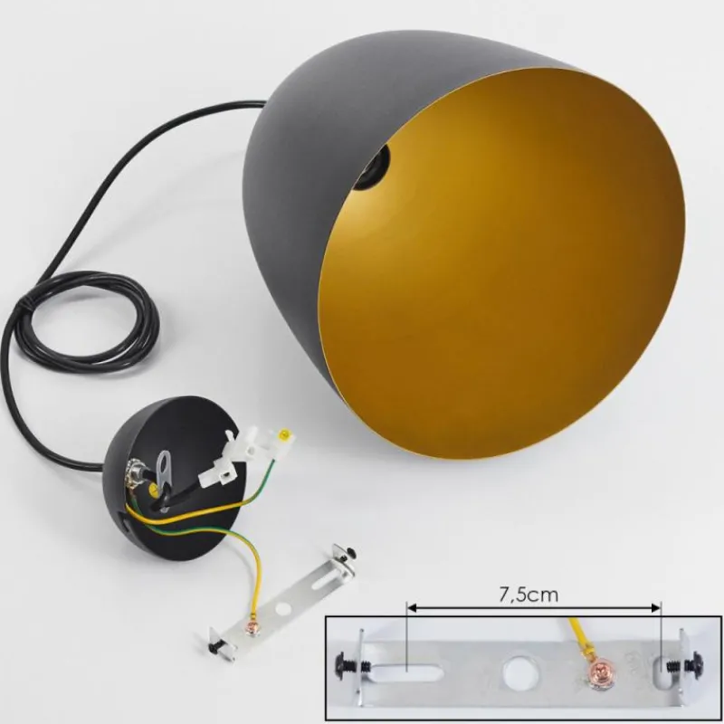 hofstein Suspension Bakou Noir, 1 lumière