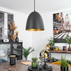 hofstein Suspension Bakou Noir, 1 lumière