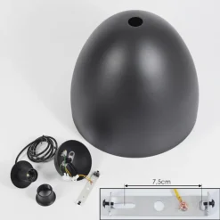 hofstein Suspension Bakou Noir, 1 lumière