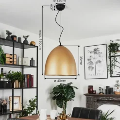 hofstein Suspension Bakou Noir, 1 lumière