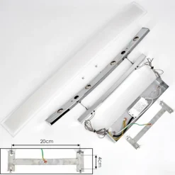 hofstein Suspension Balcairn LED Chrome, 4 lumières