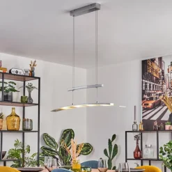 hofstein Suspension Balcairn LED Chrome, 4 lumières