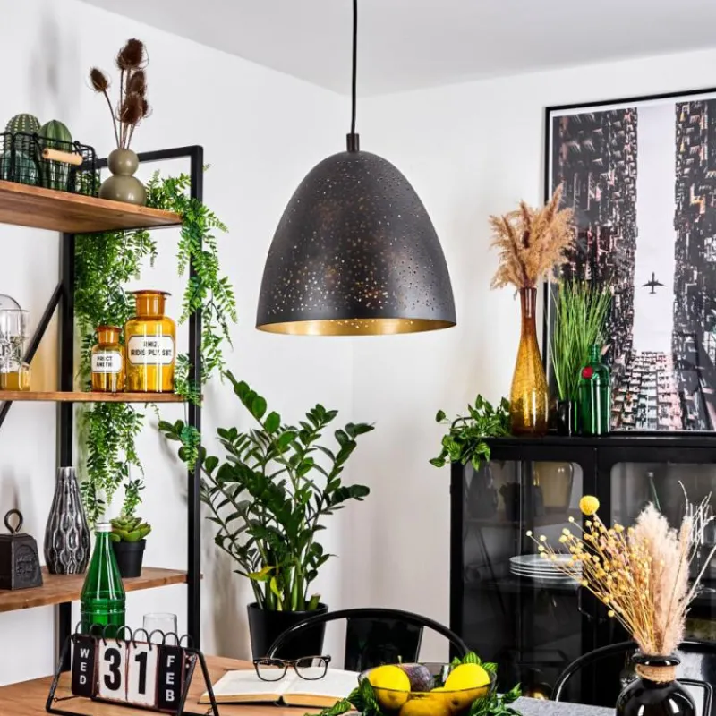 Luminaires Orientaux-hofstein Suspension Balcosna Noir, 1 lumière