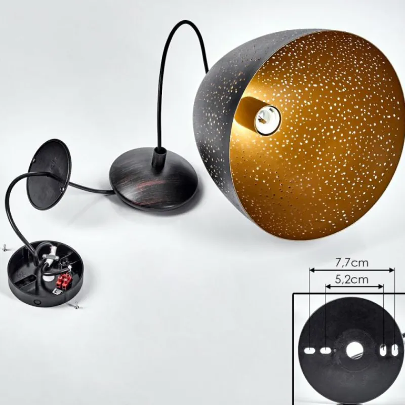 Luminaires Orientaux-hofstein Suspension Balcosna Noir, 1 lumière