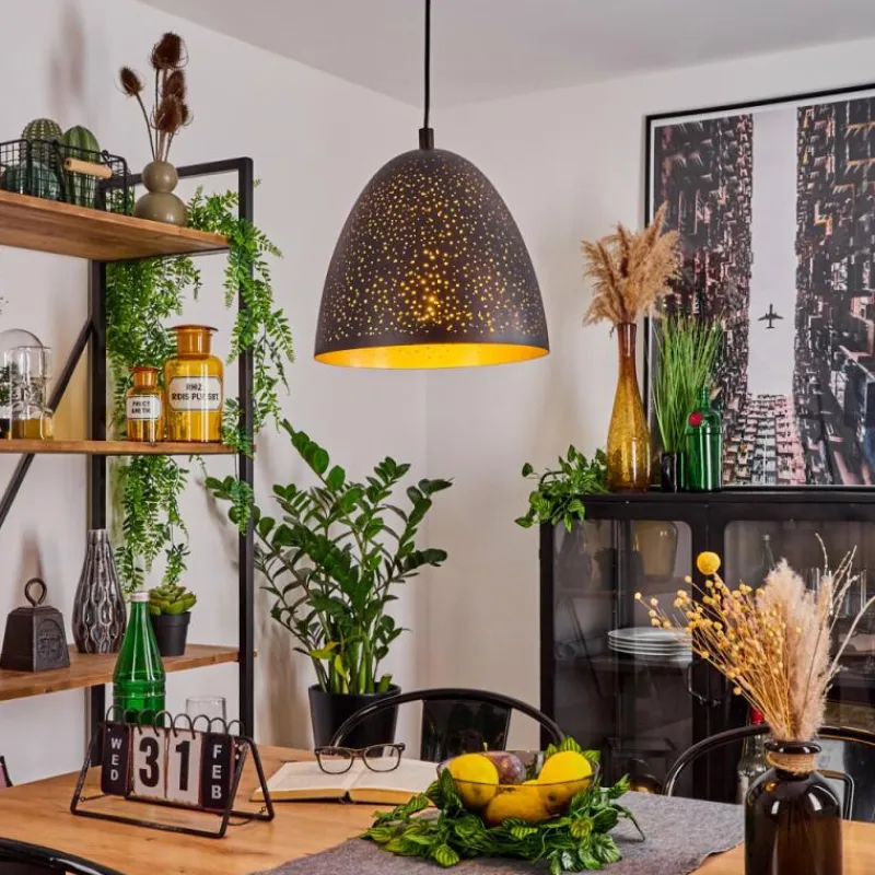 Luminaires Orientaux-hofstein Suspension Balcosna Noir, 1 lumière