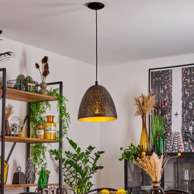 Luminaires Orientaux-hofstein Suspension Balcosna Noir, 1 lumière