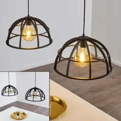 hofstein Suspension Ballarat Noir, 2 lumières