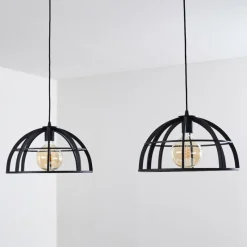 hofstein Suspension Ballarat Noir, 2 lumières