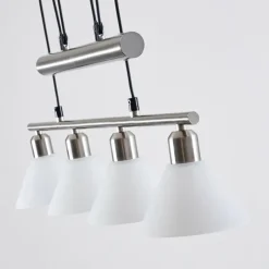 hofstein Suspension Bamenda Nickel mat, 4 lumières