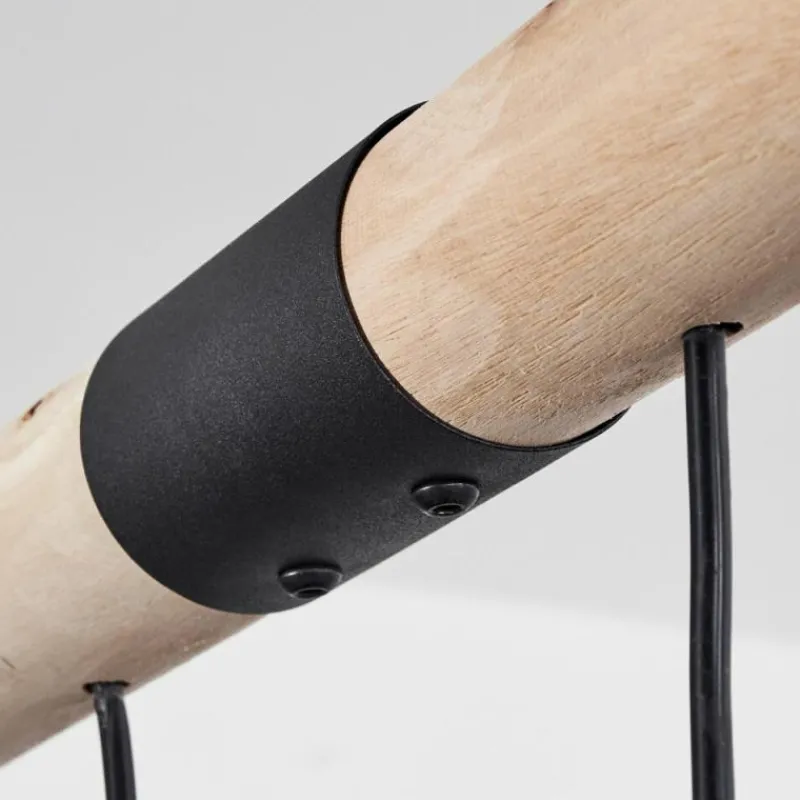 Luminaires Scandinaves-hofstein Suspension Bardhaman Écru, Noir, 8 lumières