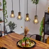 Lampes Industrielles-hofstein Suspension Bardhaman Noir, 4 lumières