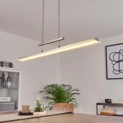 hofstein Suspension Barrud LED Argenté, 1 lumière