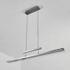 hofstein Suspension Barrud LED Argenté, 1 lumière