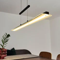 hofstein Suspension Barrud LED Noir, 1 lumière