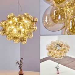 hofstein Suspension Barstow Chrome, 8 lumières