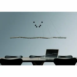 Luminaires Basis Leuchten Suspension Basis-Leuchten GENUA LED Aluminium, 6 lumières* Éclairage Led