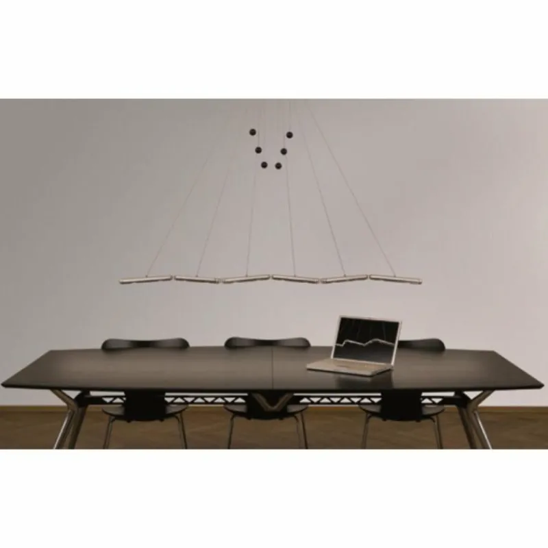 Luminaires Basis Leuchten Suspension Basis-Leuchten GENUA LED Aluminium, 4 lumières* Suspensions